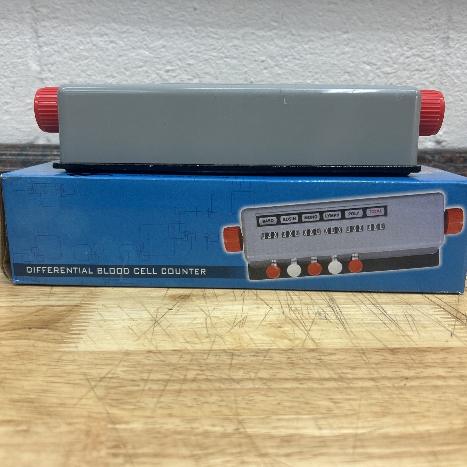 Clay Adams Vintage 5-Key Scientific Laboratory Countertop