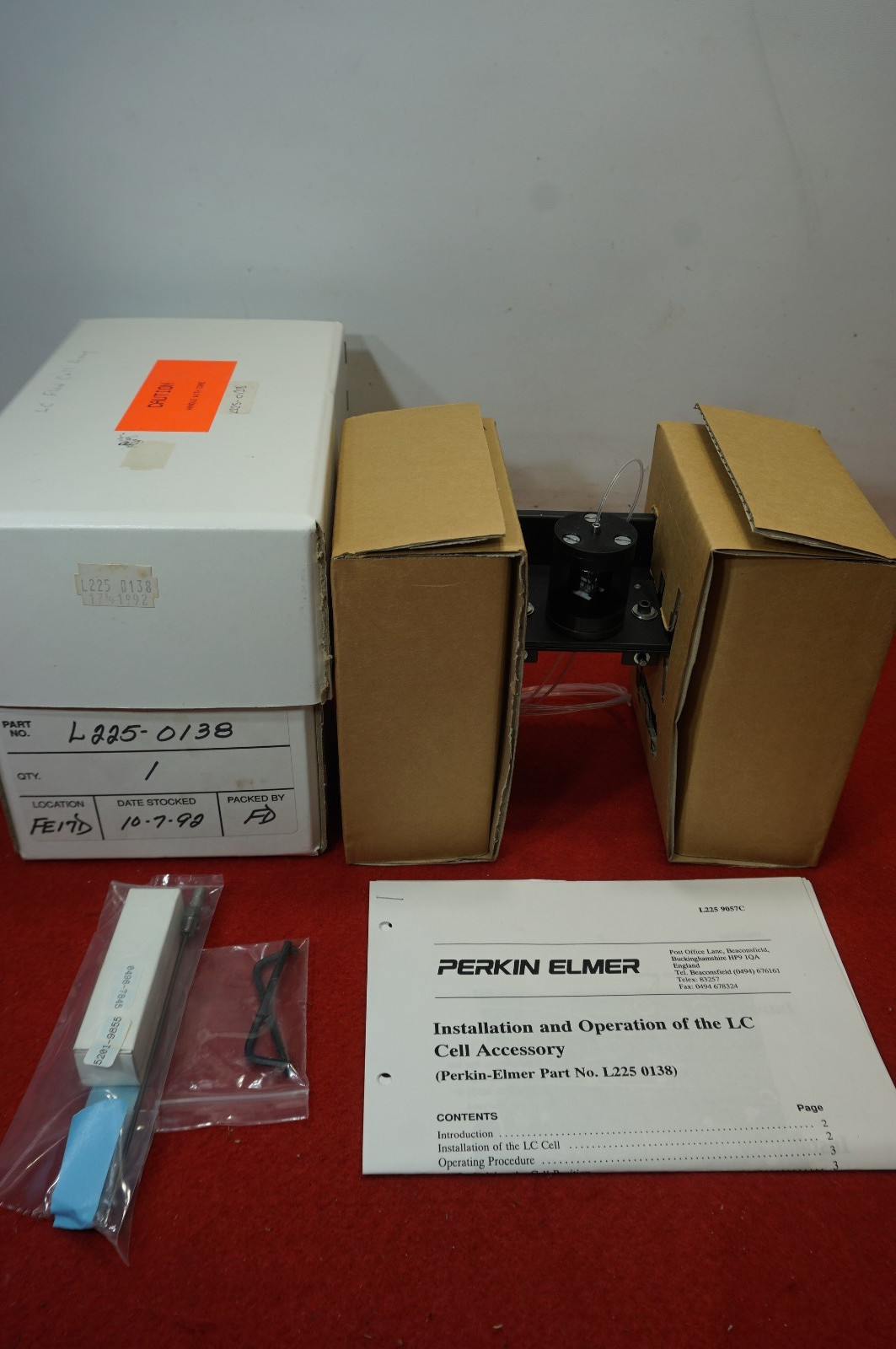 Perkin Elmer L225-0138 LC Cell Accessory