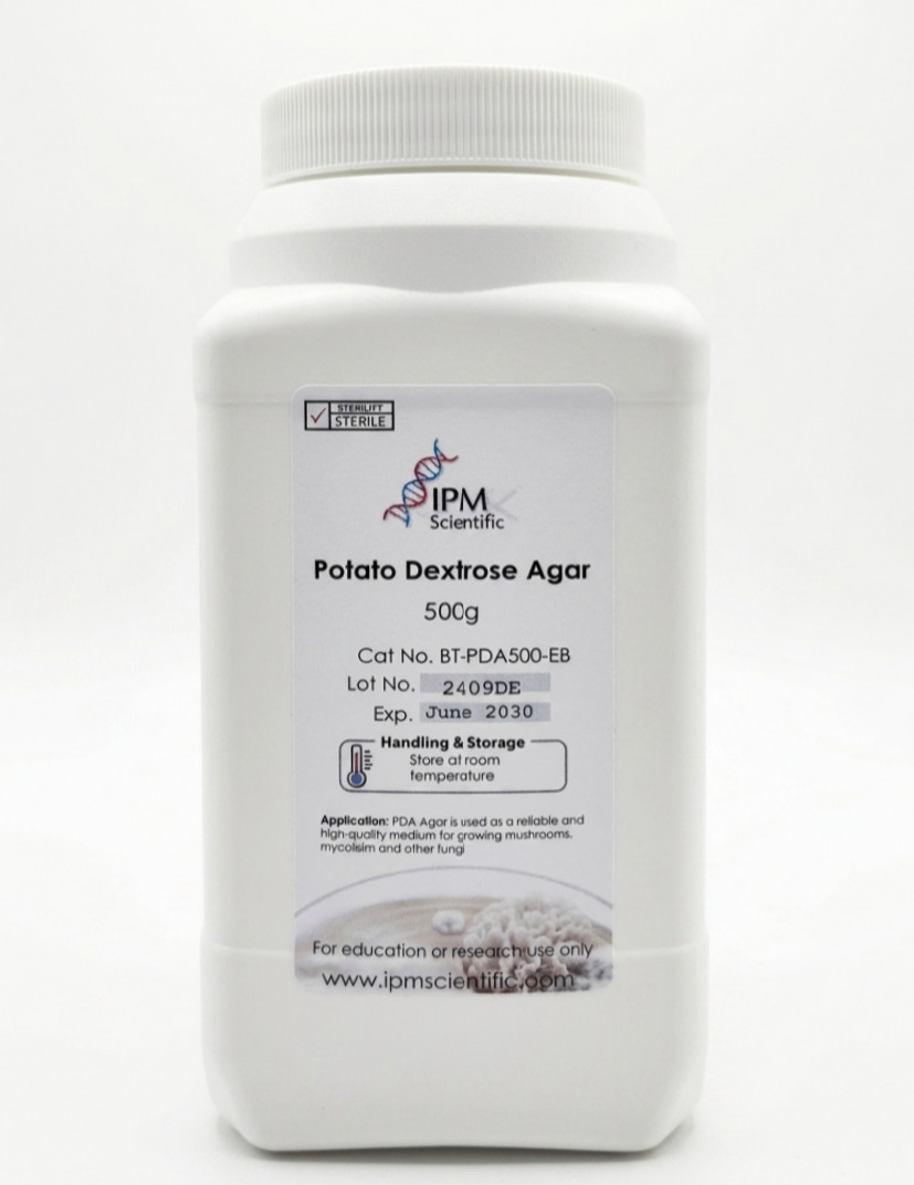 PDA Agar 500 Grams-Powdered Potato Dextrose Agar, Bottled, PDA- IPM Scientific