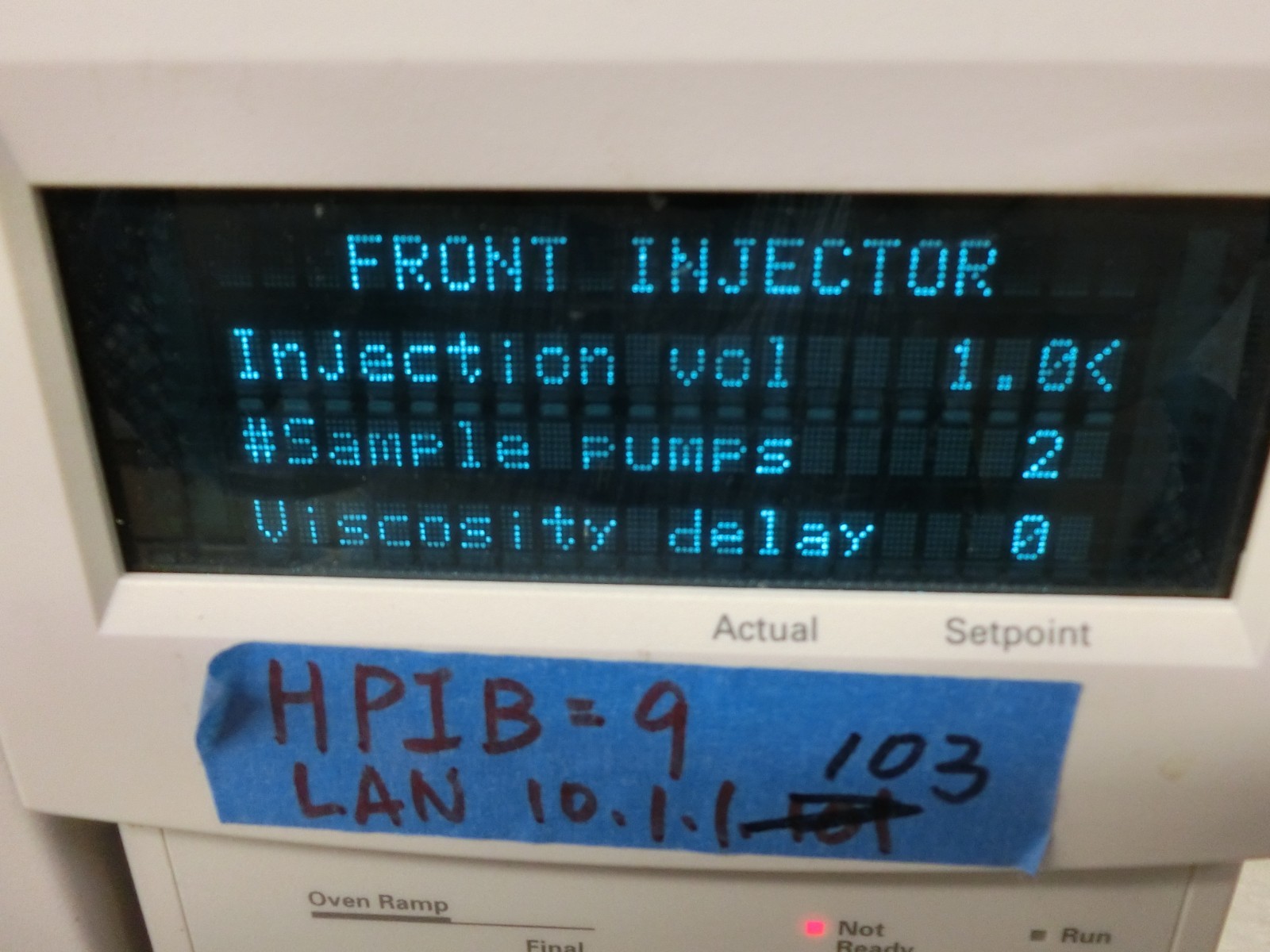 Agilent HP 7683 G2613A G2614A ALS Autosampler Injector 6890 GC 90 Day Warranty