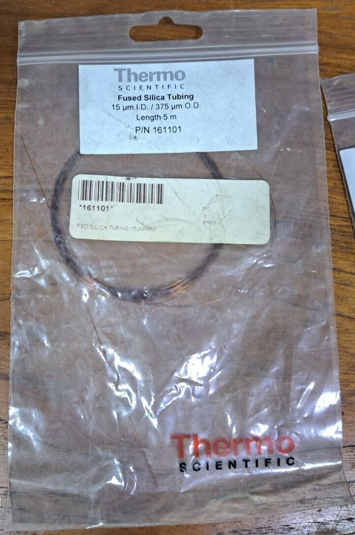 Thermo Scientific 161101 Fused Silica Tubing, 15um I.D. / 375um O.D. , 5m Length