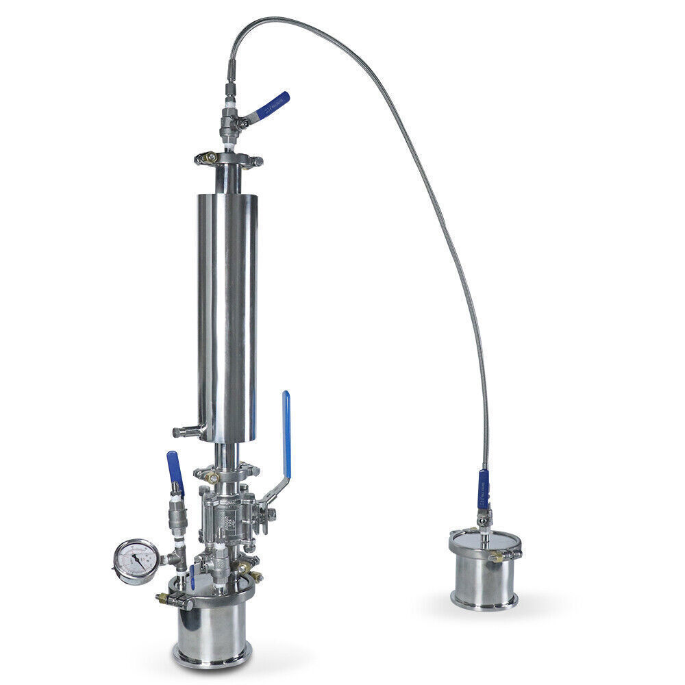 0.25LB 120G Closed Loop Extractor Upgraded Vacuum Chamber with Collection Tank