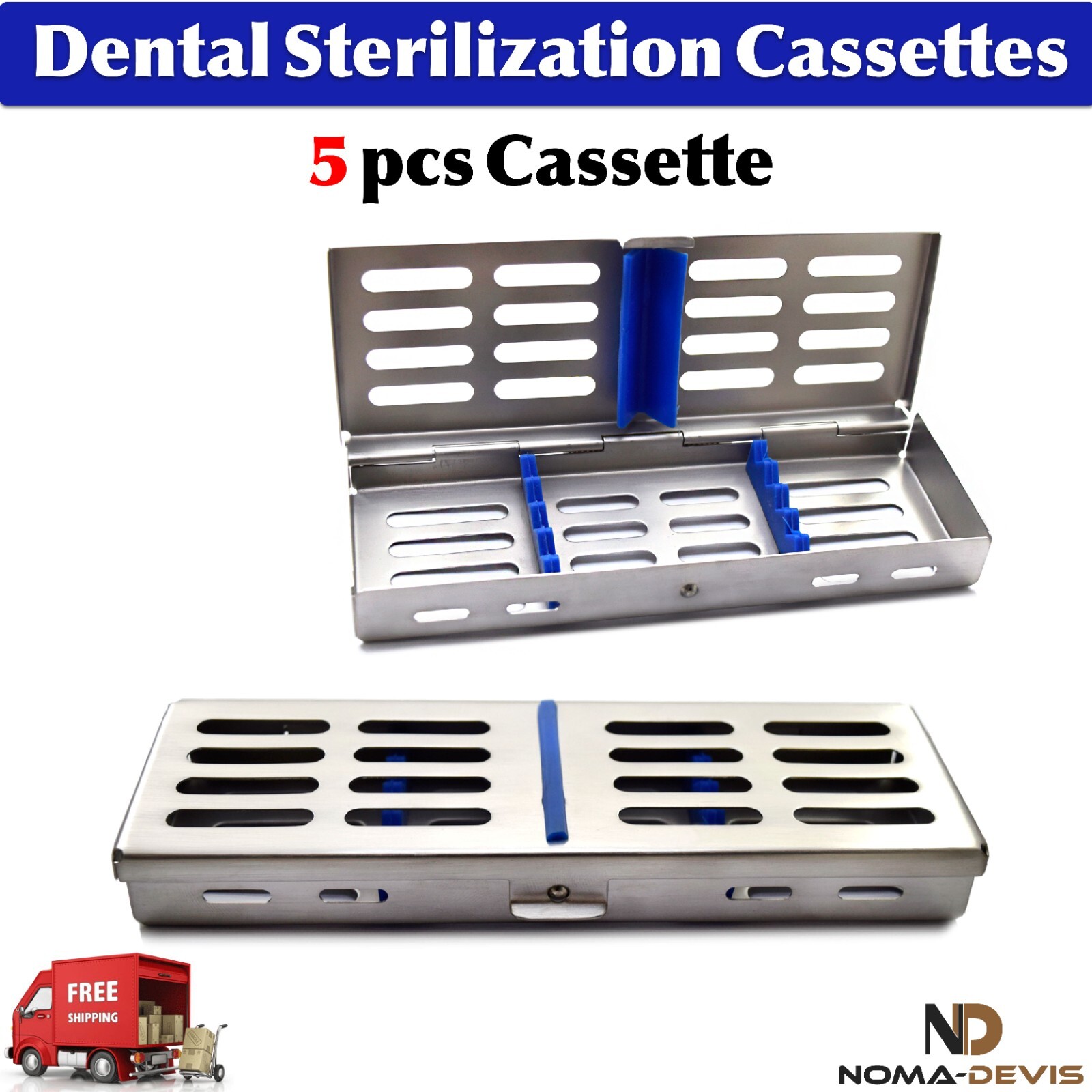 Sterilization Dental Cassette Rack Surgical Trays For 5,7,10 & 20 Instruments