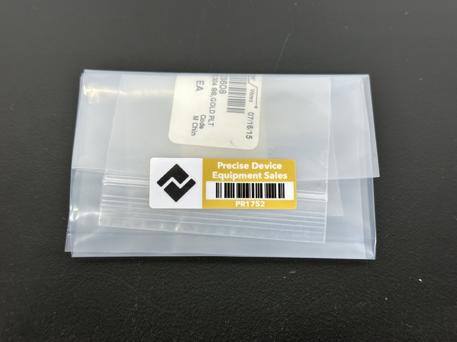 Waters 405003608 Gold Plated 304 Stainless Steel Screw Set Qty 2