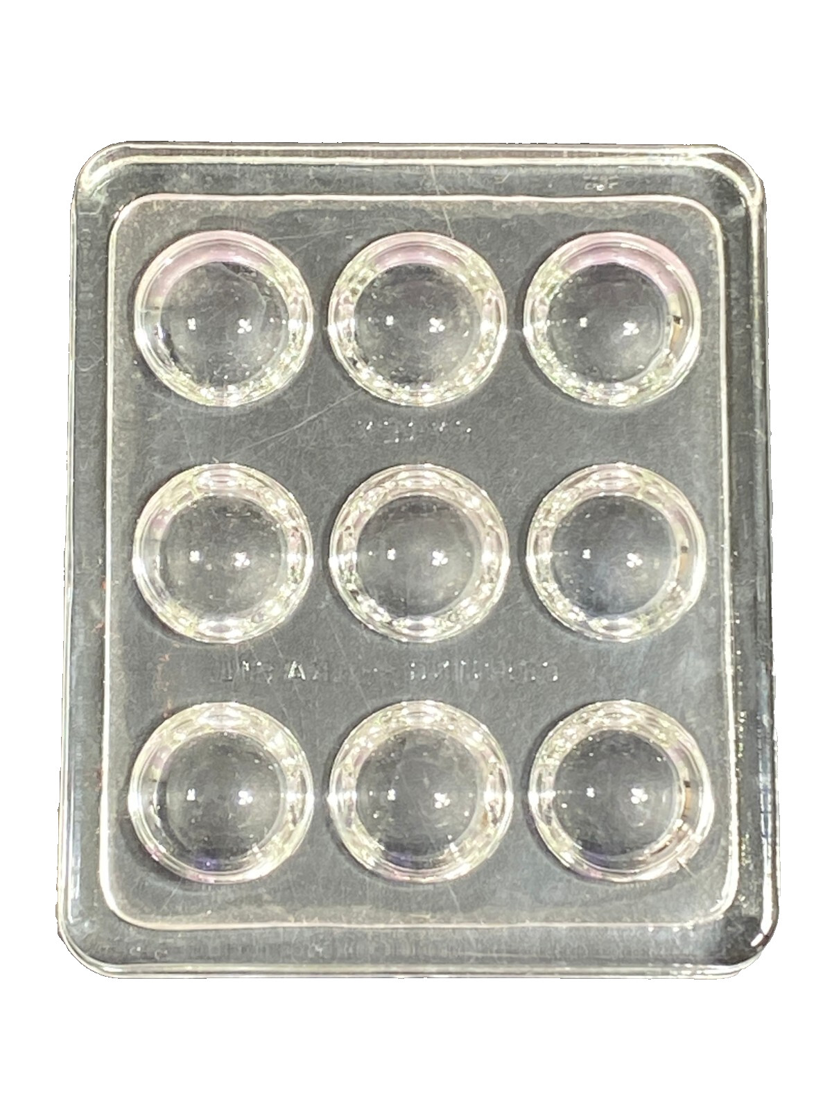 Pyrex Science 9 Well Depression Glass Spot Plates 722085 Vintage Brazil Corning