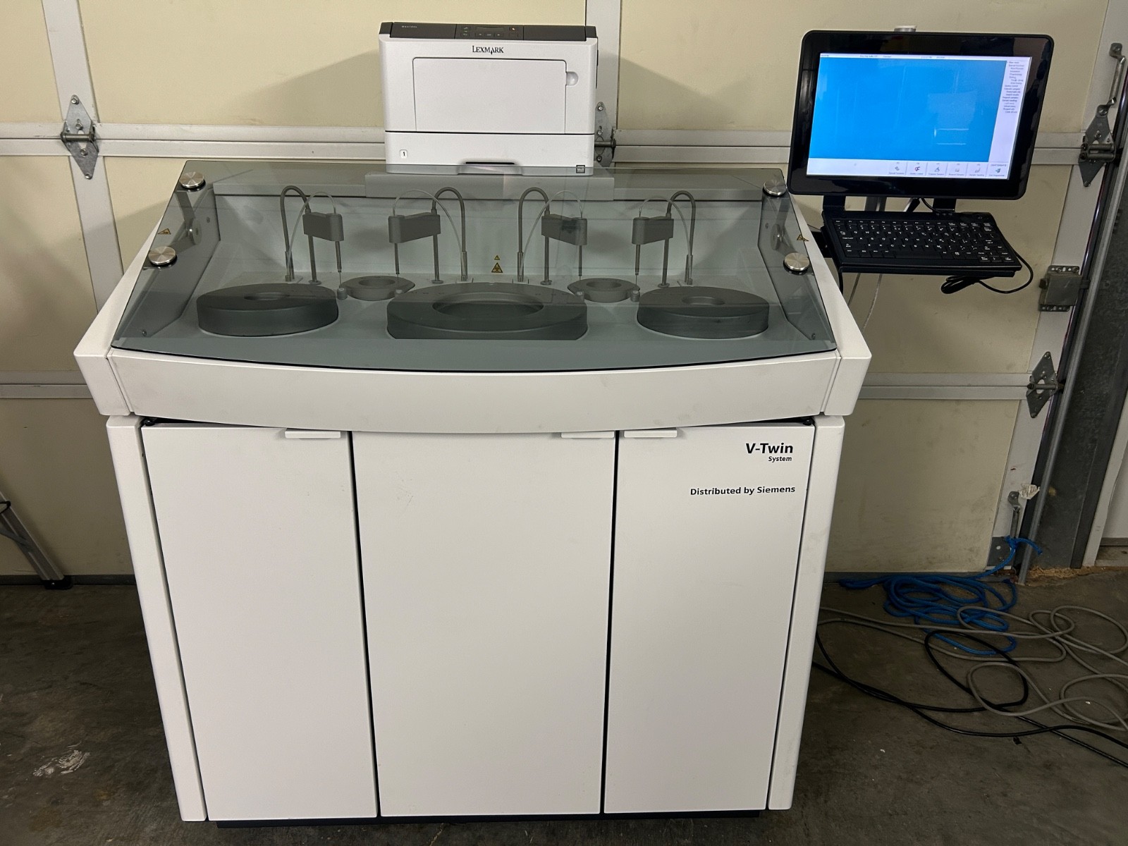 Siemens V-Twin Medical Laboratory Analyzer System MFG. 2017