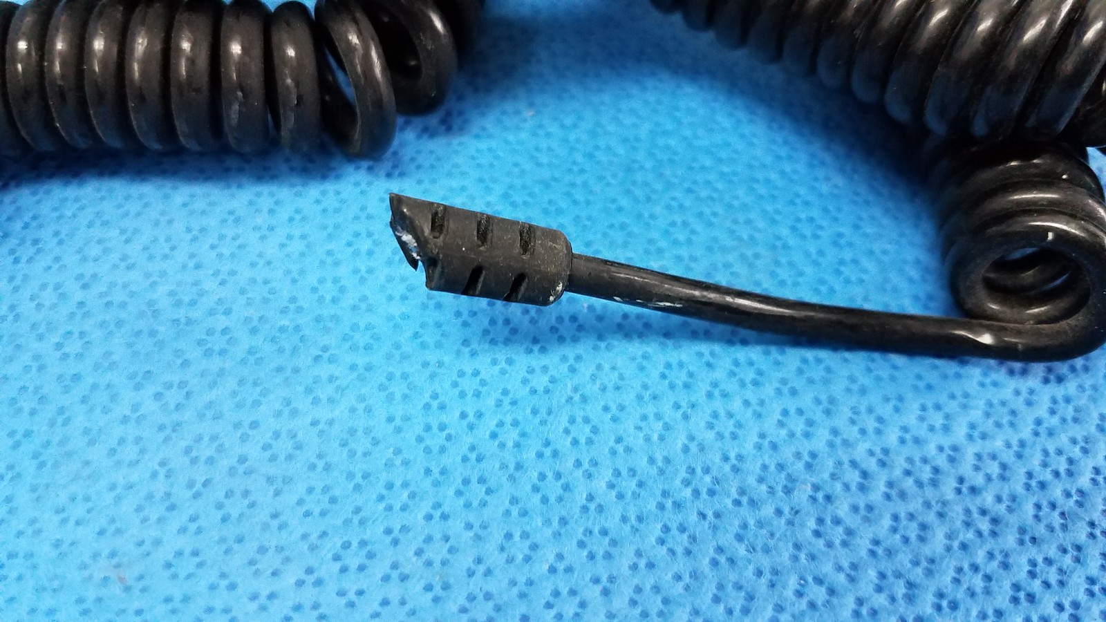 Lot of 5 Coiled Cord and Handle Assembly For Wall Transformer