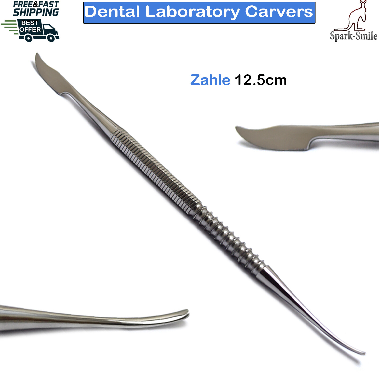 Dental laboratory Wax Mixing Porcelain and Modelling Carvers 3 Piece Zahle Beale