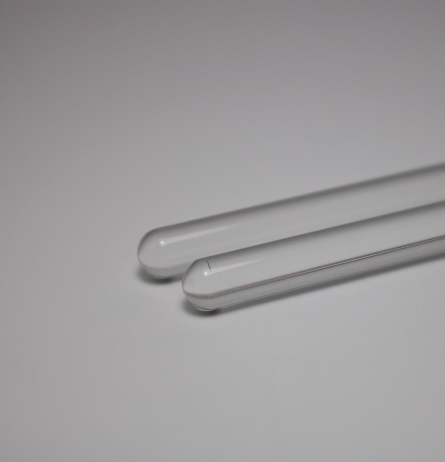 Two 5.5 inch Glass Stir Rods for Chemistry Labs 6mm thick