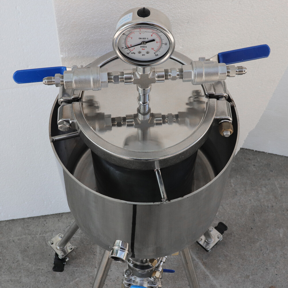 2LB Jacketed Closed Loop Extractor SS304 Lab Extraction Equipment with Bracket
