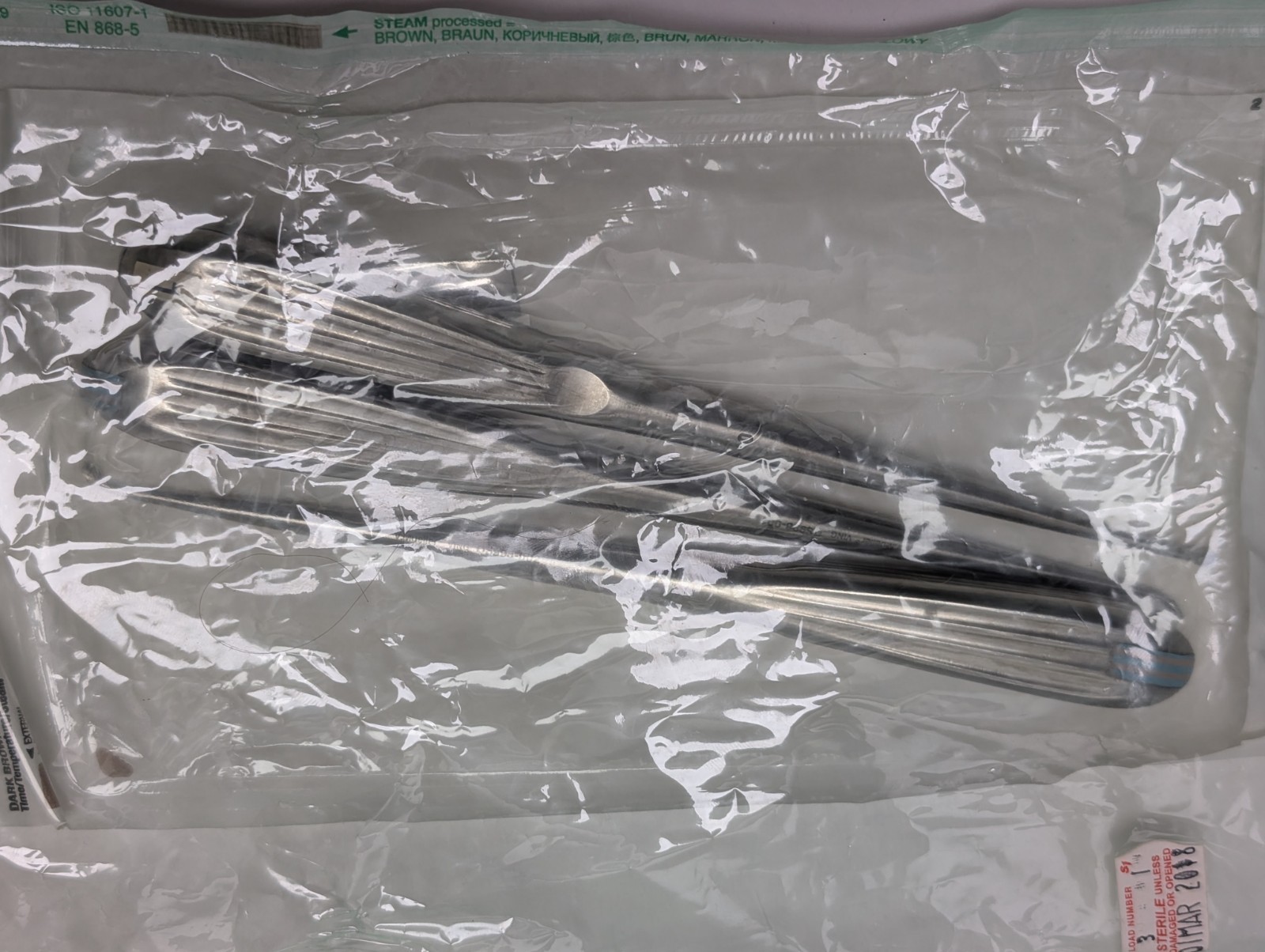3 pcs. V. MUELLER OS998-003 OS998-002 OS998-001 Bone Curette Epstein (USED).