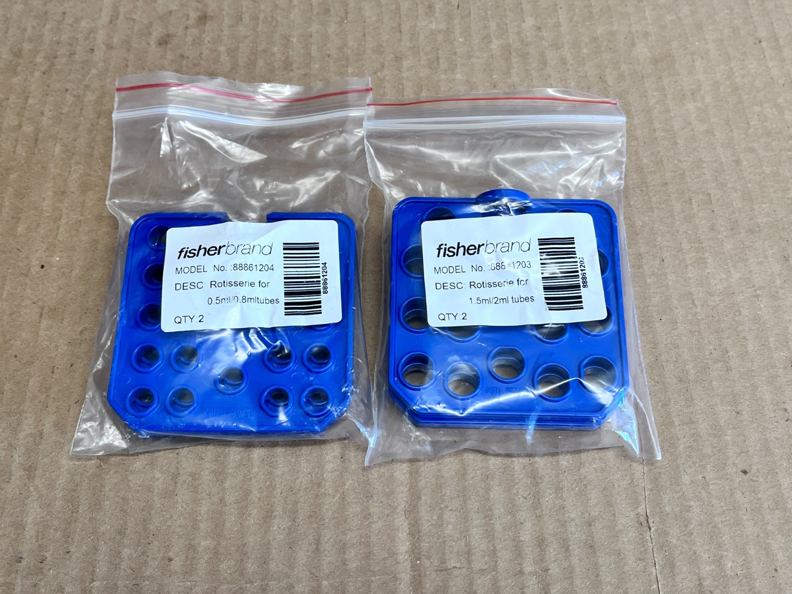 Fisherbrand Mini Tube Rotator Rotisserie Paddles 0.5ml/0.8ml 1.5ml/2ml 88861203