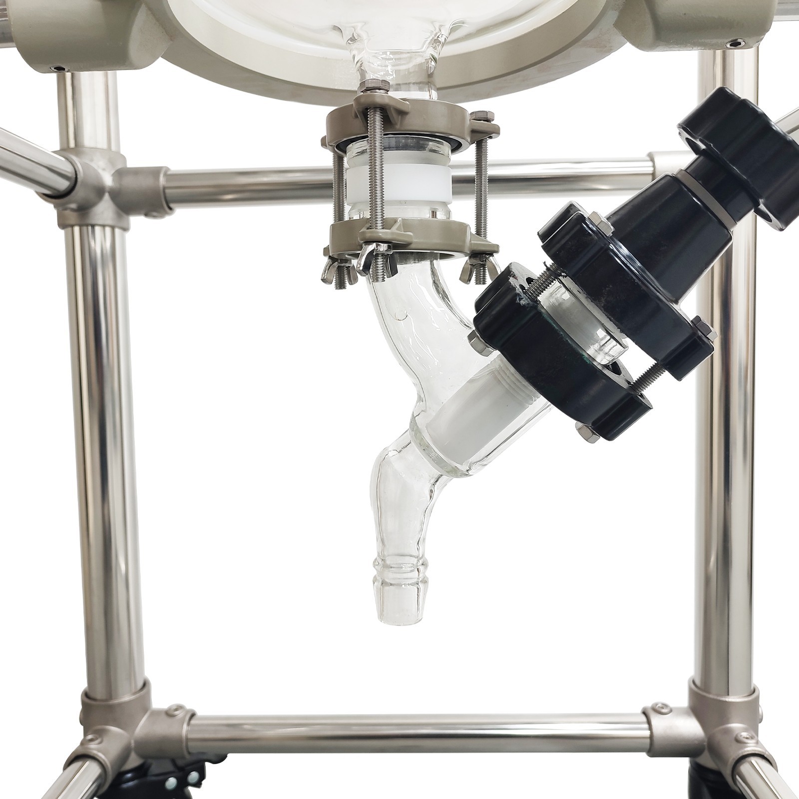 Split Type 304 Stainless Steel Vacuum Suction Filter 20L Vacuum Buchner Funnel