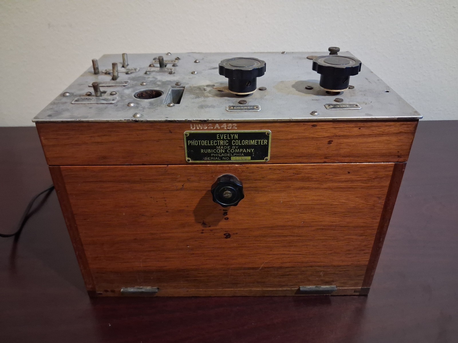 Rubicon Company Evelyn Photoelectric Colorimeter Vintage