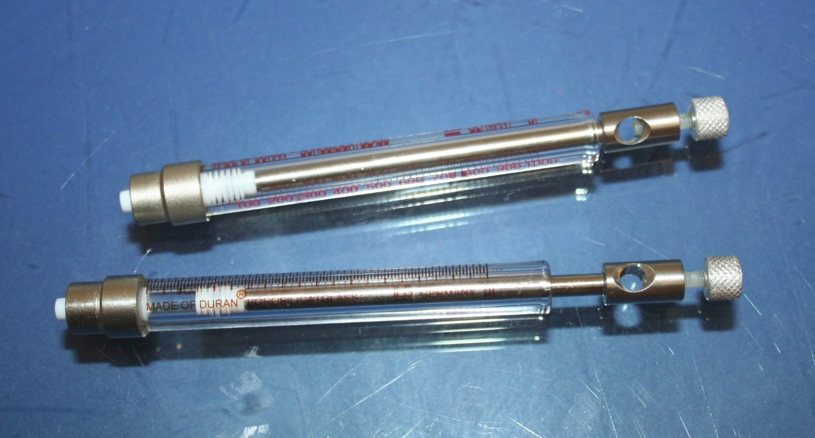 Lot 2 ILS Germany Duran 1000ul 1 Lml Syringe BorosilicatGlass Borosilicat Glass