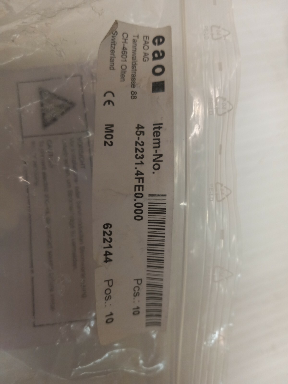 45-2231.4FE0.000 Push Button Actuator SEE DESCRIPTION