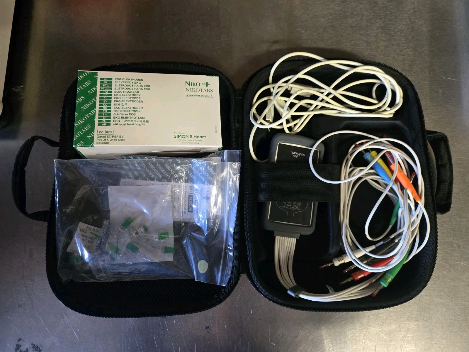 Working Midmark Digital ECG With Lead Wires, Case, And Accessories