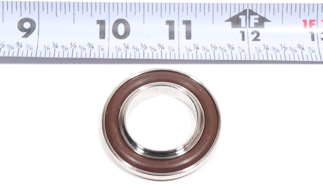 KF-25 Stainless Steel Vacuum Flange Centering Ring With Viton FKM O-Ring Seals