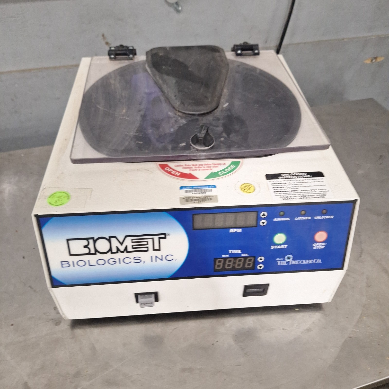 Drucker 755VES Biomet Benchtop Centrifuge w/ 4 Buckets + 1 Counter-Weight
