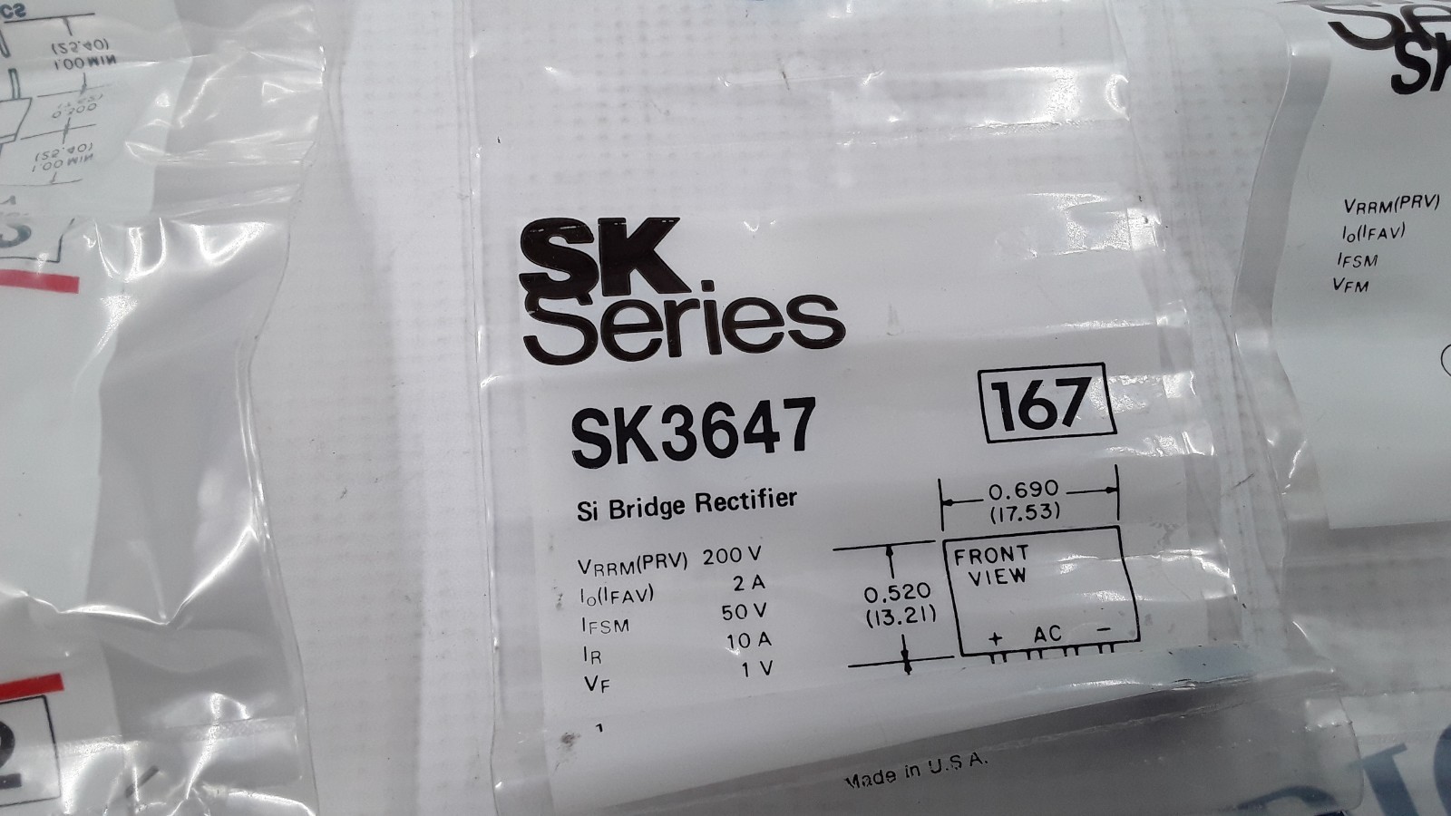 SK Series Silicon Rectifier Lot See Description Below For More Details