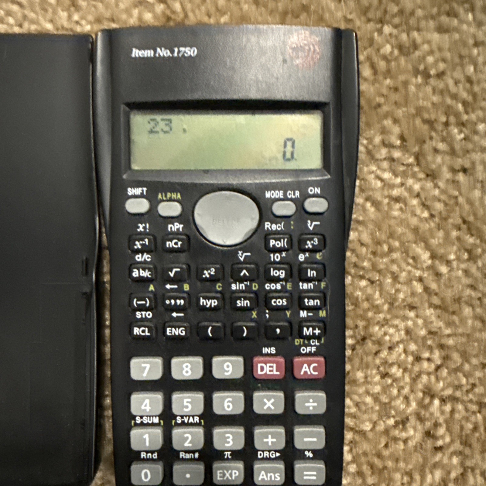 Scientific Caculator Tested Working Brand Unknown