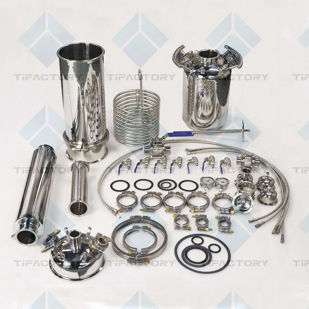 1LB/2LB Stainless Steel Vaccum Chamber for Extracting Materials from Plant Leave