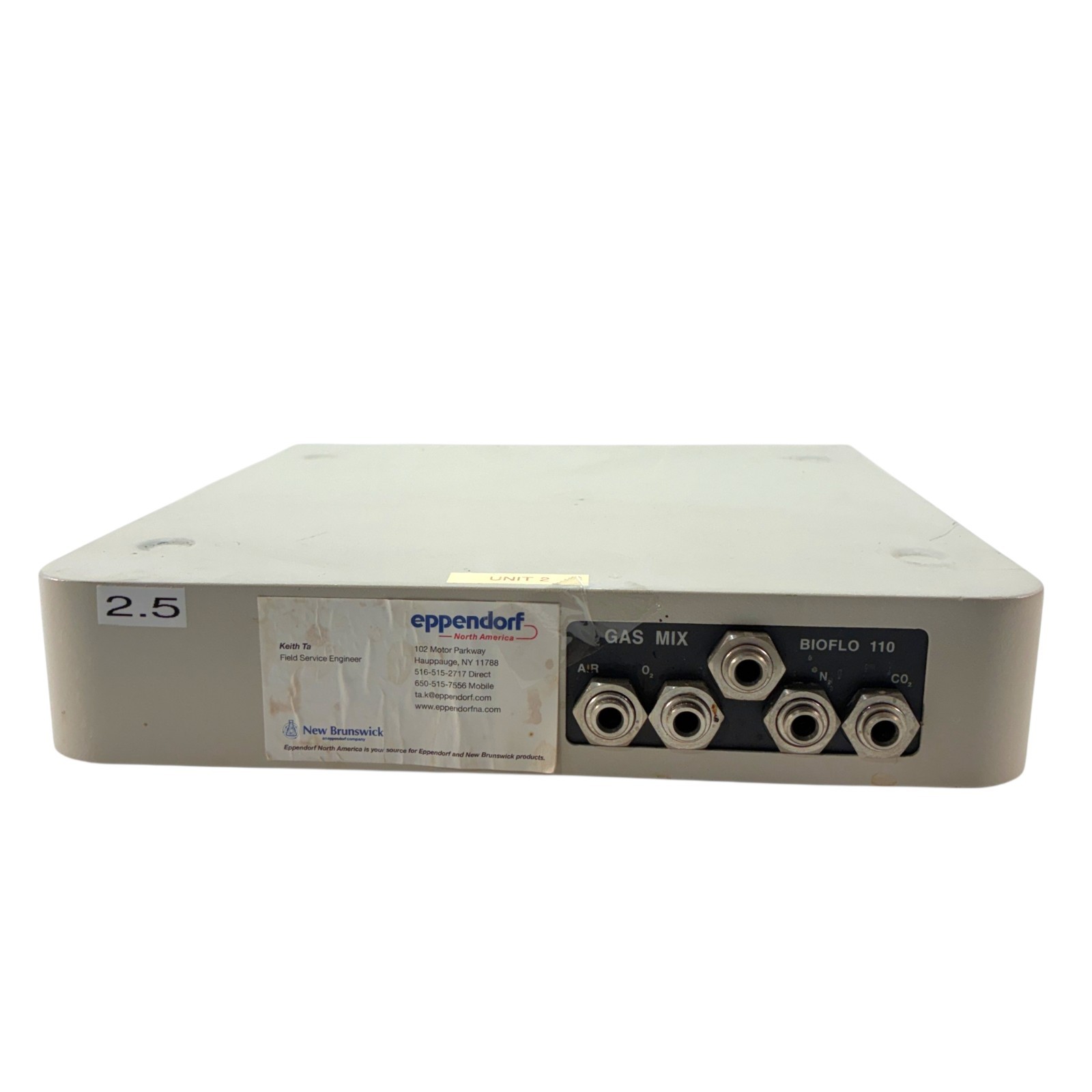 New Brunswick Scientific BioFlo 110 Gas Mix Module M1273-3104 SN 301047996