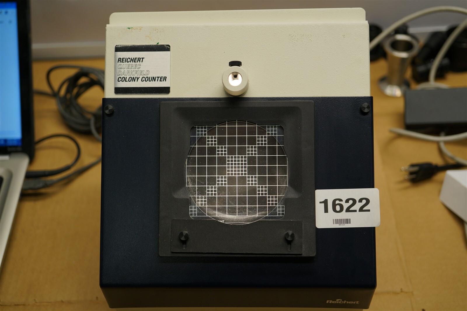 REICHERT 3325 Darkfield Colony Counter 110V AC, 100mm P/N 13332500, No Magnifier
