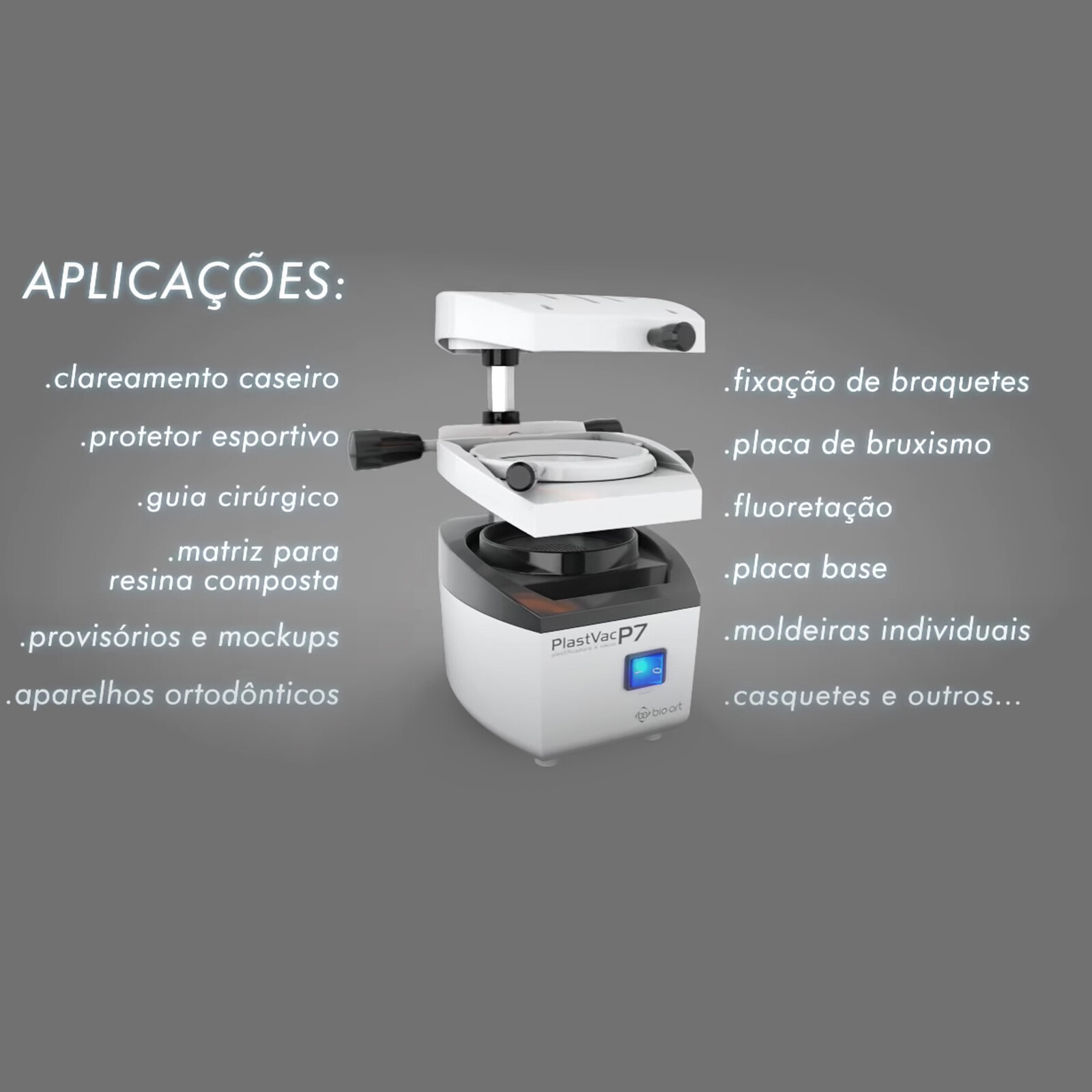 BIO-ART Dental PlastPress Vaccum Forming Machine Heat Molding Thermoforming