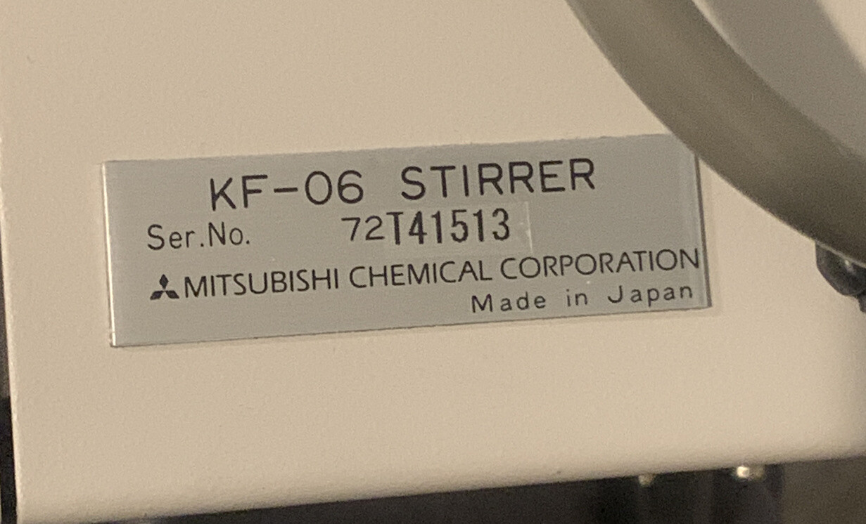 Mitsubishi KF-06 Stirrer Serial 72T41513 *See Description*