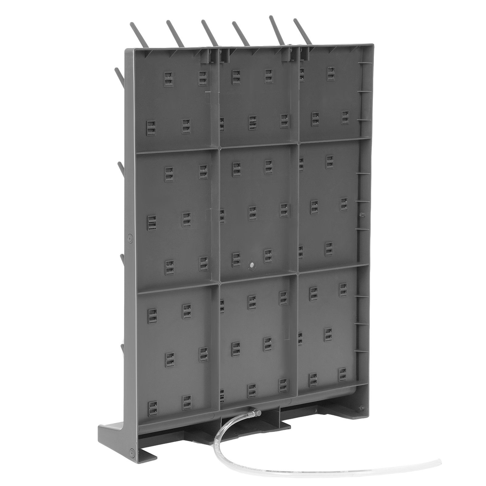 Laboratory Drying Rack 52 Rods Gray Bottle Drying Rack for Test Tubes Beakers