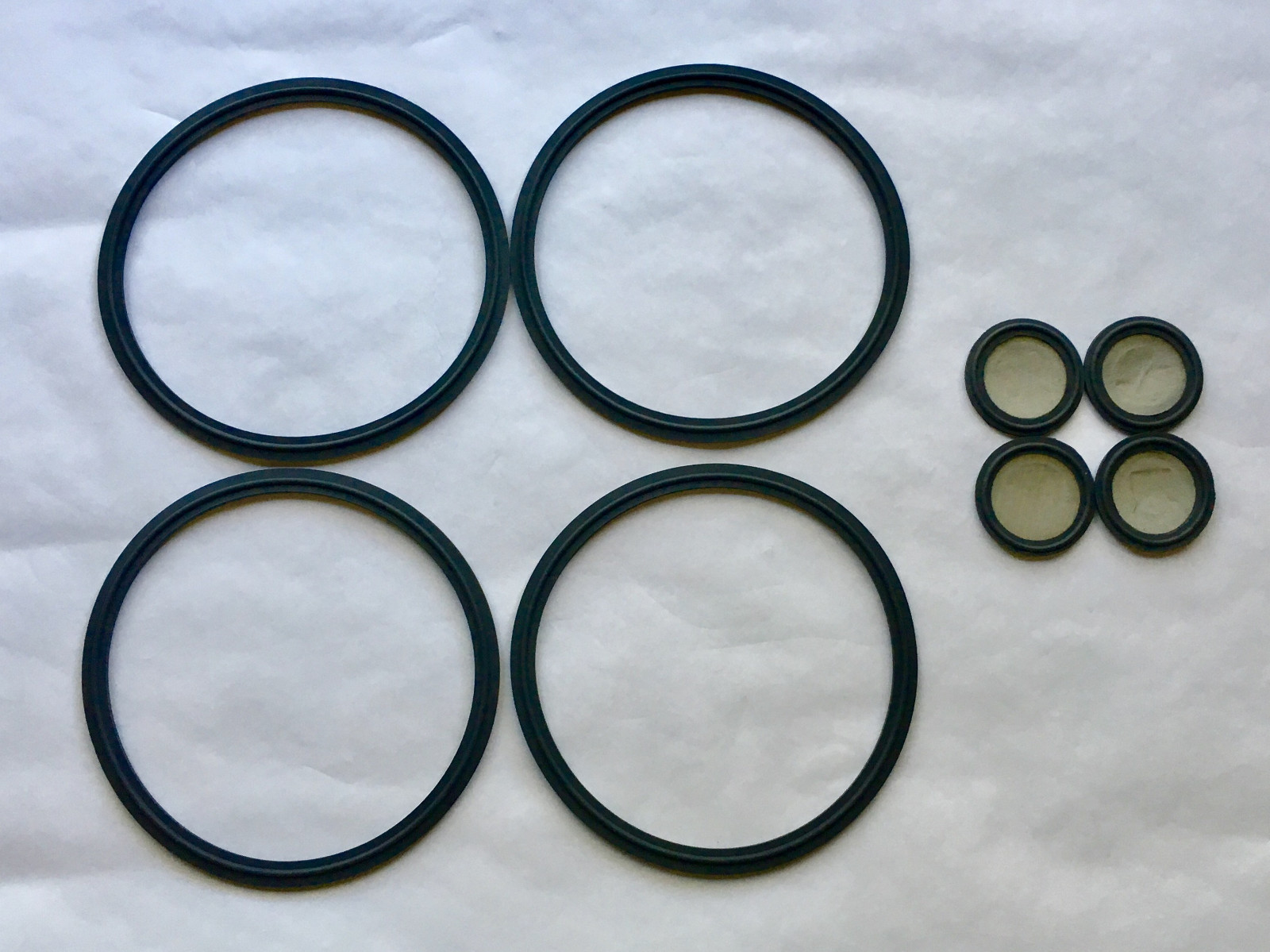 6″ Closed Loop Extractor Viton Replacement Gasket Set Tri Clamp 1.5″ 2 Pack