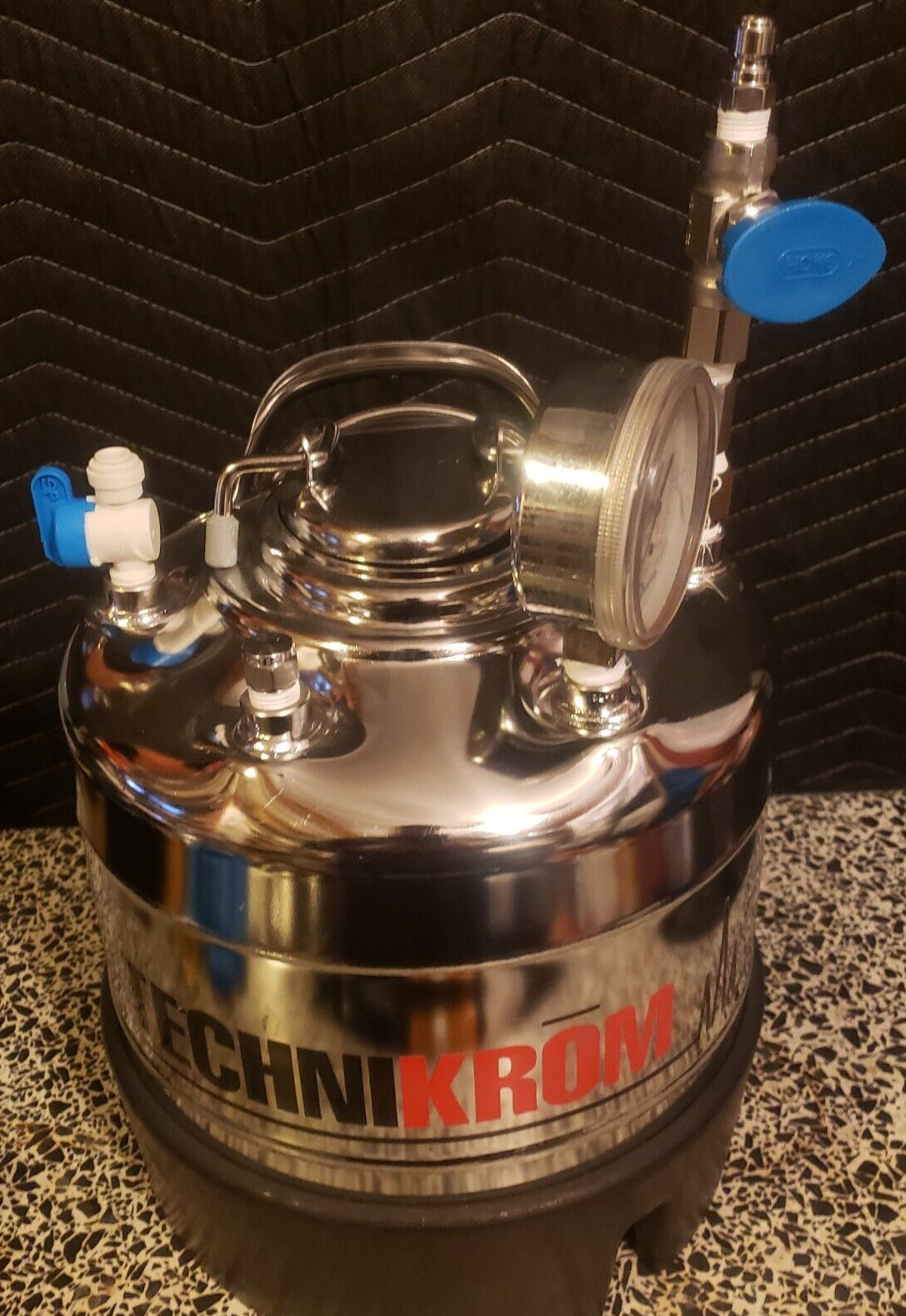 2 Gallon 316L APC Pressure Vessel Fully Loaded Electropolished w/Dip Tube, Boot