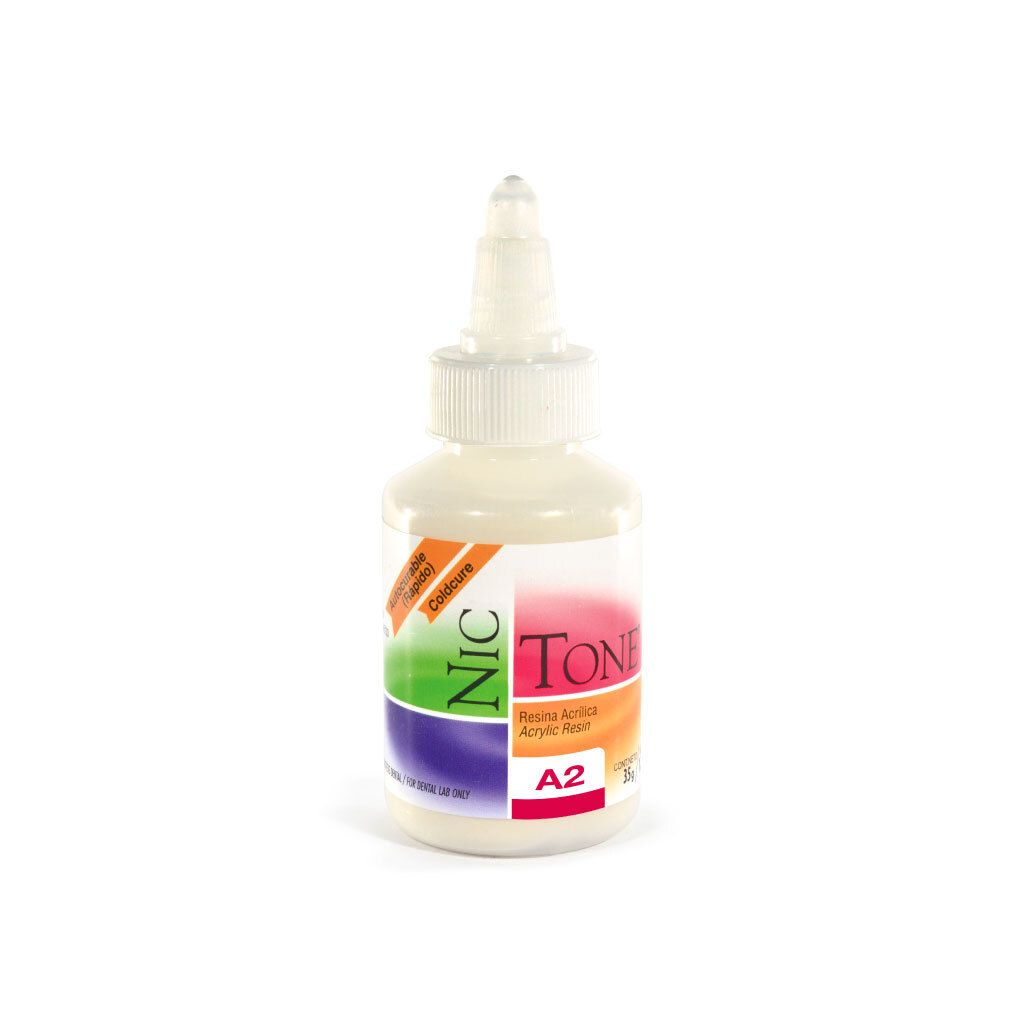 MDC NIC TONE Autocurable Coldcure Acrylic Resin Liquid and Powder All Shades