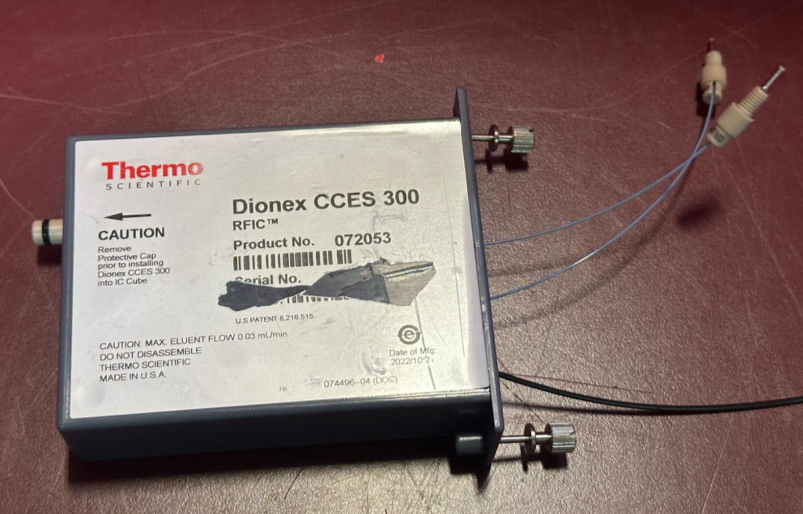 AS IS UNTESTED Thermo Scientific 072053 Dionex CCES 300 RFIC