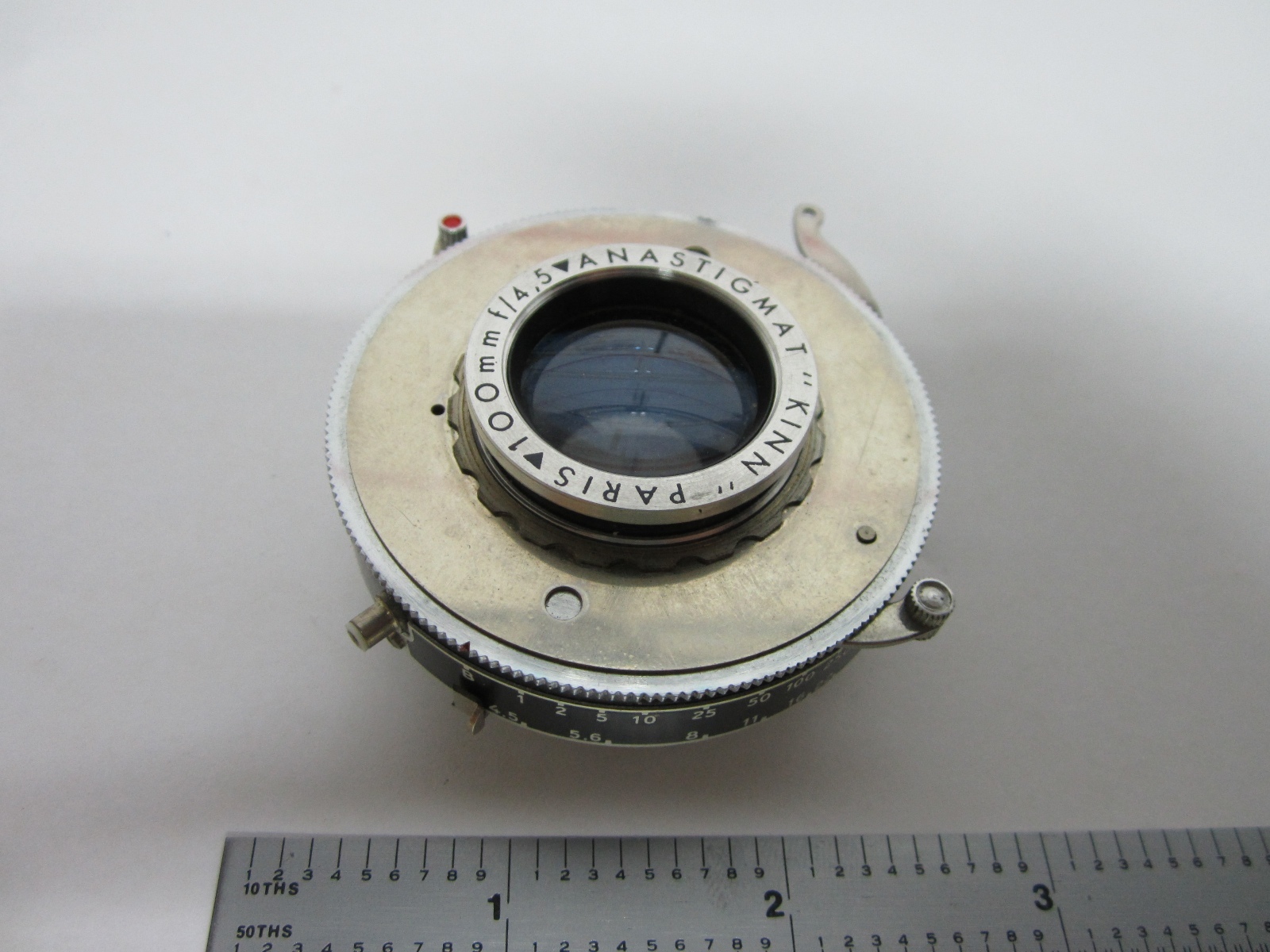 OPTICAL VINTAGE CAMERA SHUTTER + LENS KINN PARIS FRANCE OPTICS BIN#P2-A-06