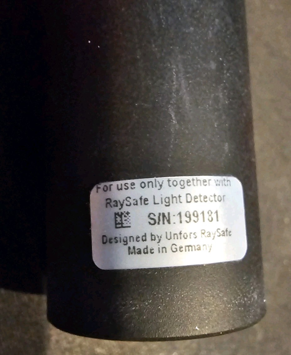 Unfors RaySafe 8221011-A Solo Base Unit W/ Light Probe/ Meter – Light Detector