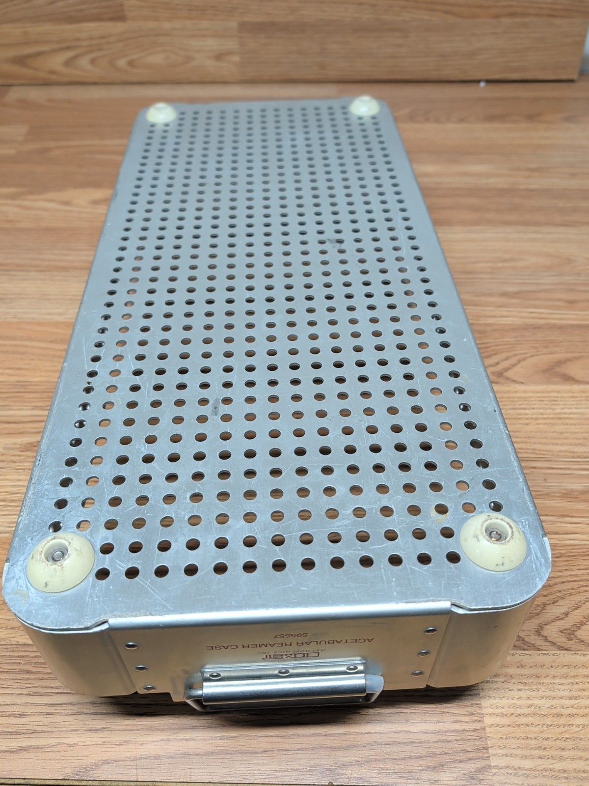 Biomet 595557 Acetabular Reamer Case Sterilization Tray 21″ X 9.5″