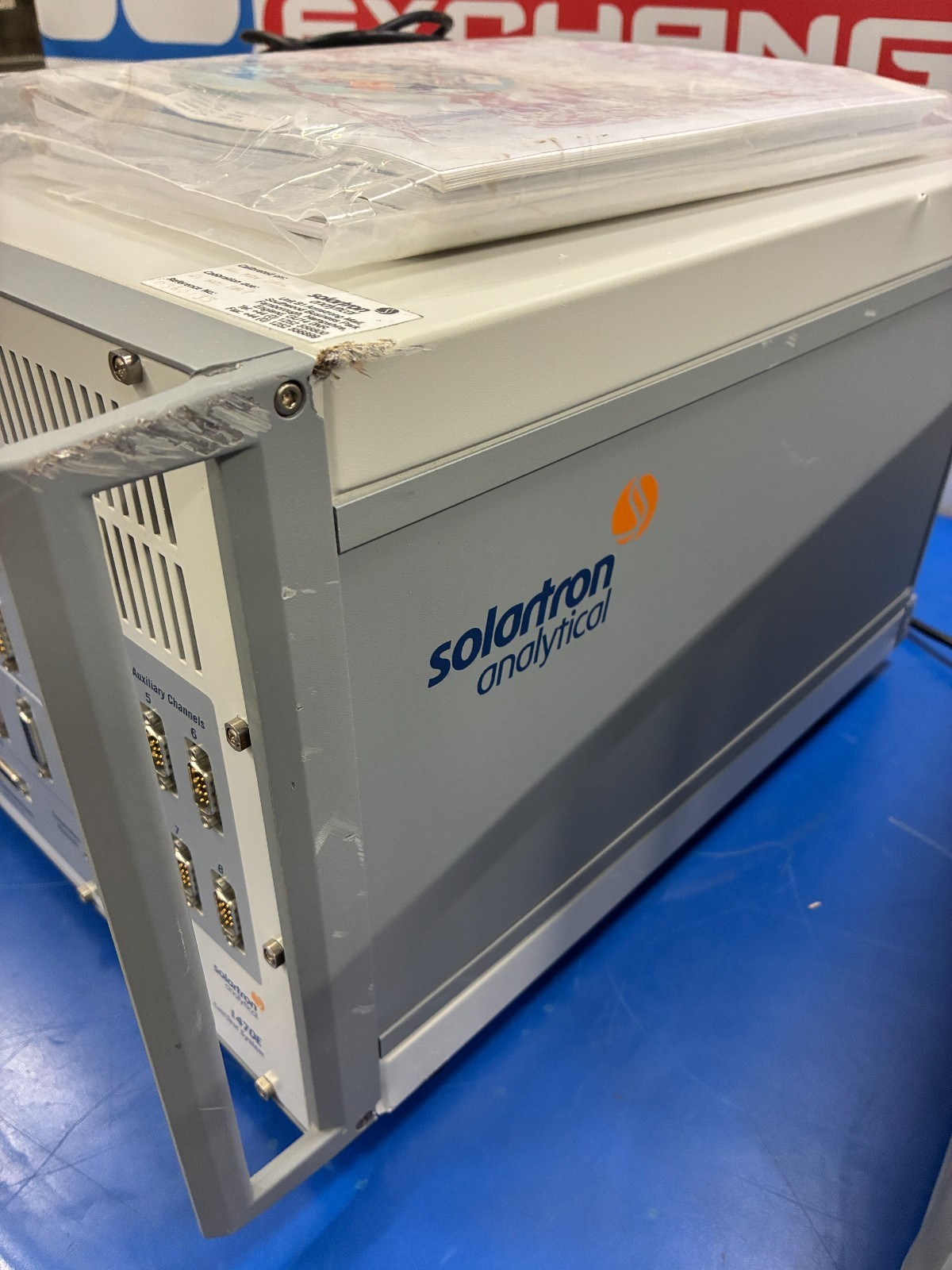 15575 Solartron Analytical 1400 / 1470E cell test system w/ 1455A frequence resp
