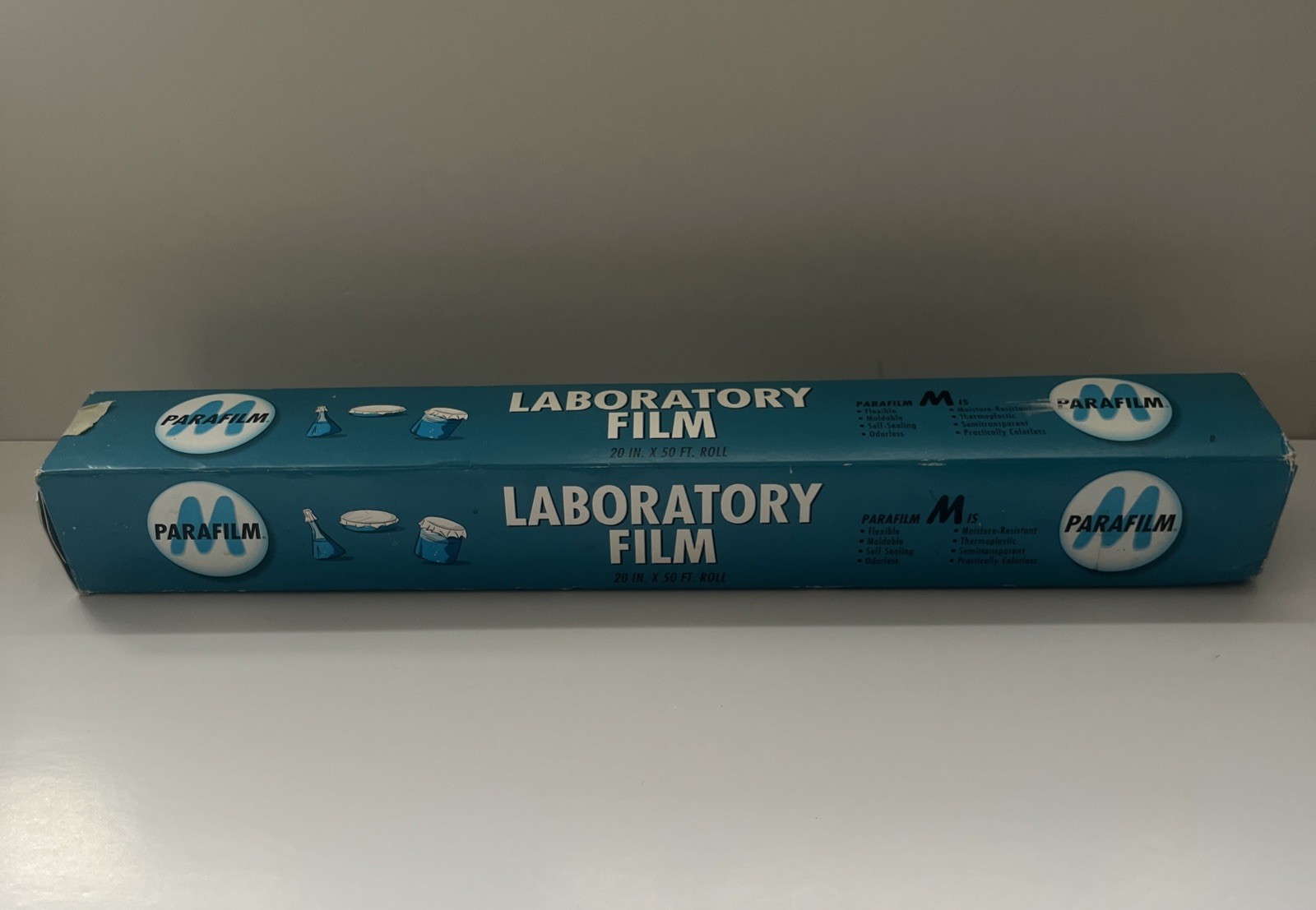 Parafilm M Laboratory Wrapping Film PM-998 Sealing Tape 20″ x 50 Ft Open Box New