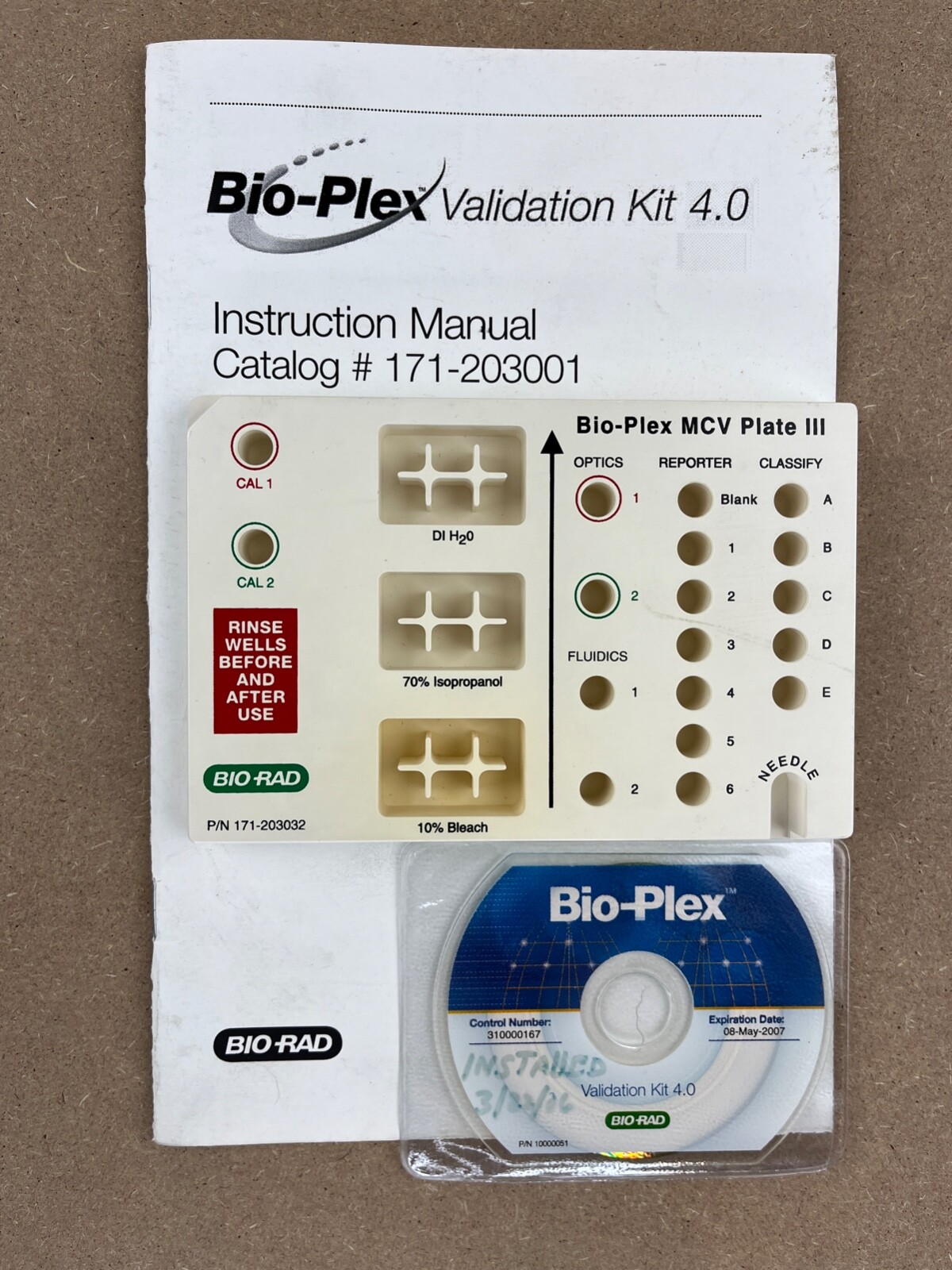 Bio-Rad Bio-Plex Valuation Kit 4.0; incomplete (see description)