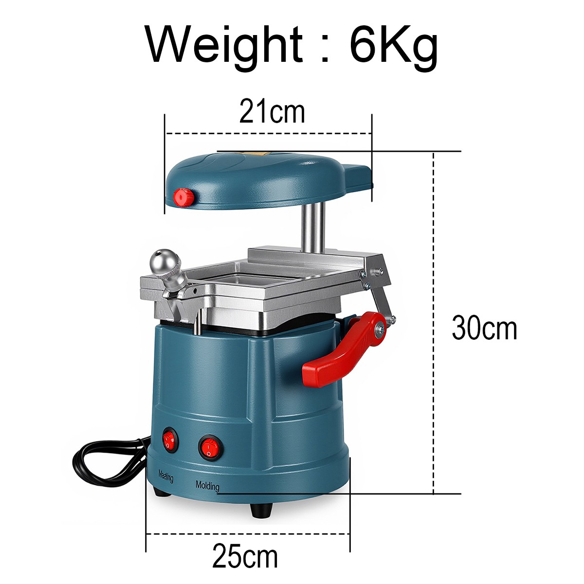 1400W Dental Vacuum Former Machine Plastic Sheets Forming Laminating Machine
