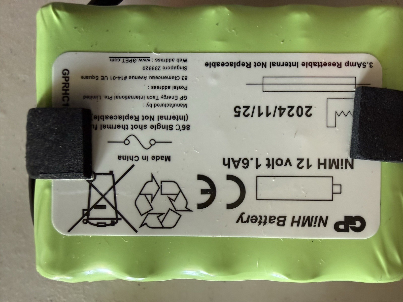 Laerdal LCSU4 Suction Unit Battery Replacement 886113