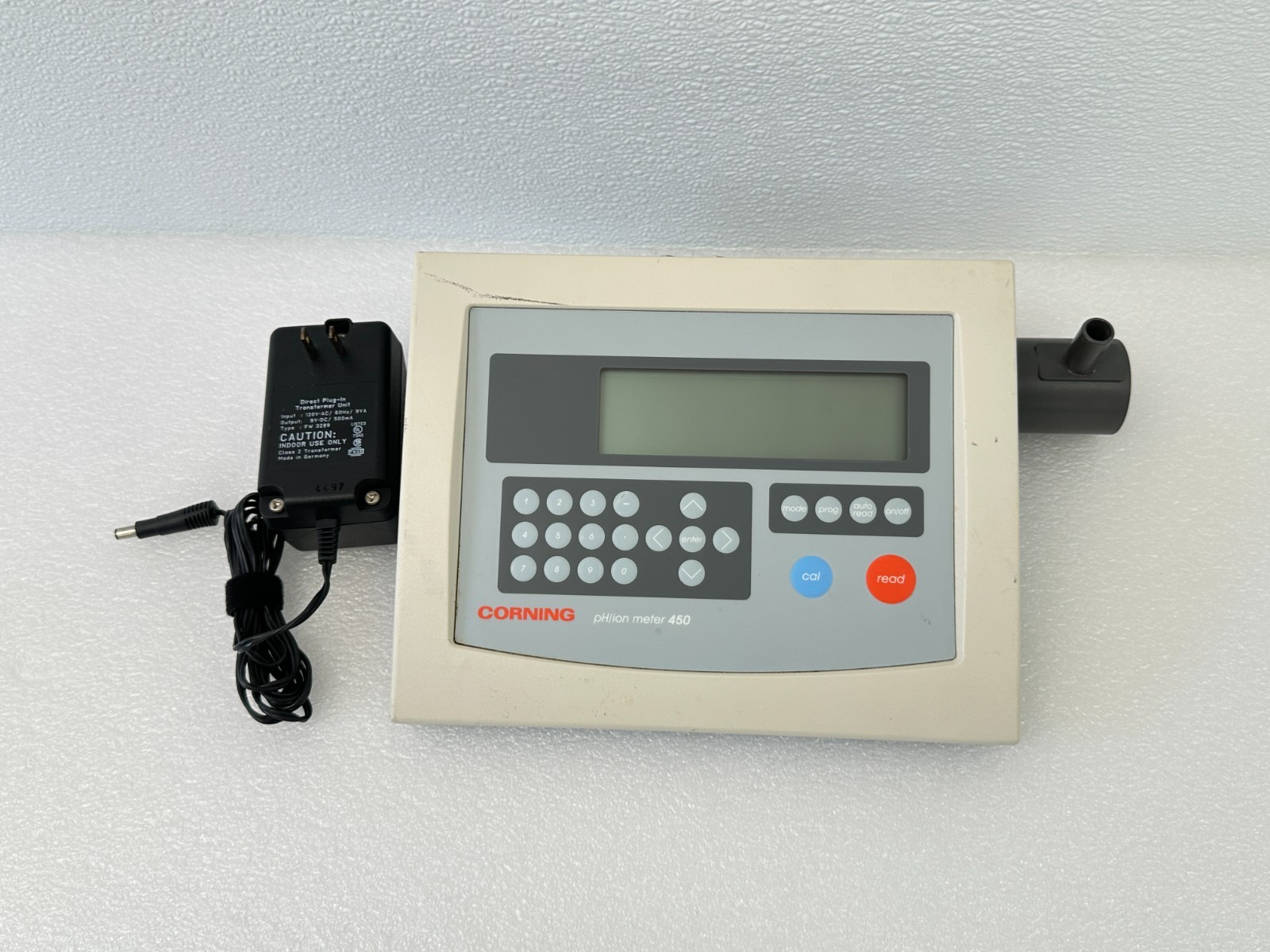 Corning 450 pH/ion Research Benchtop Meter w/ AC POWER ADAPTER FREE SHIPPING 🚚