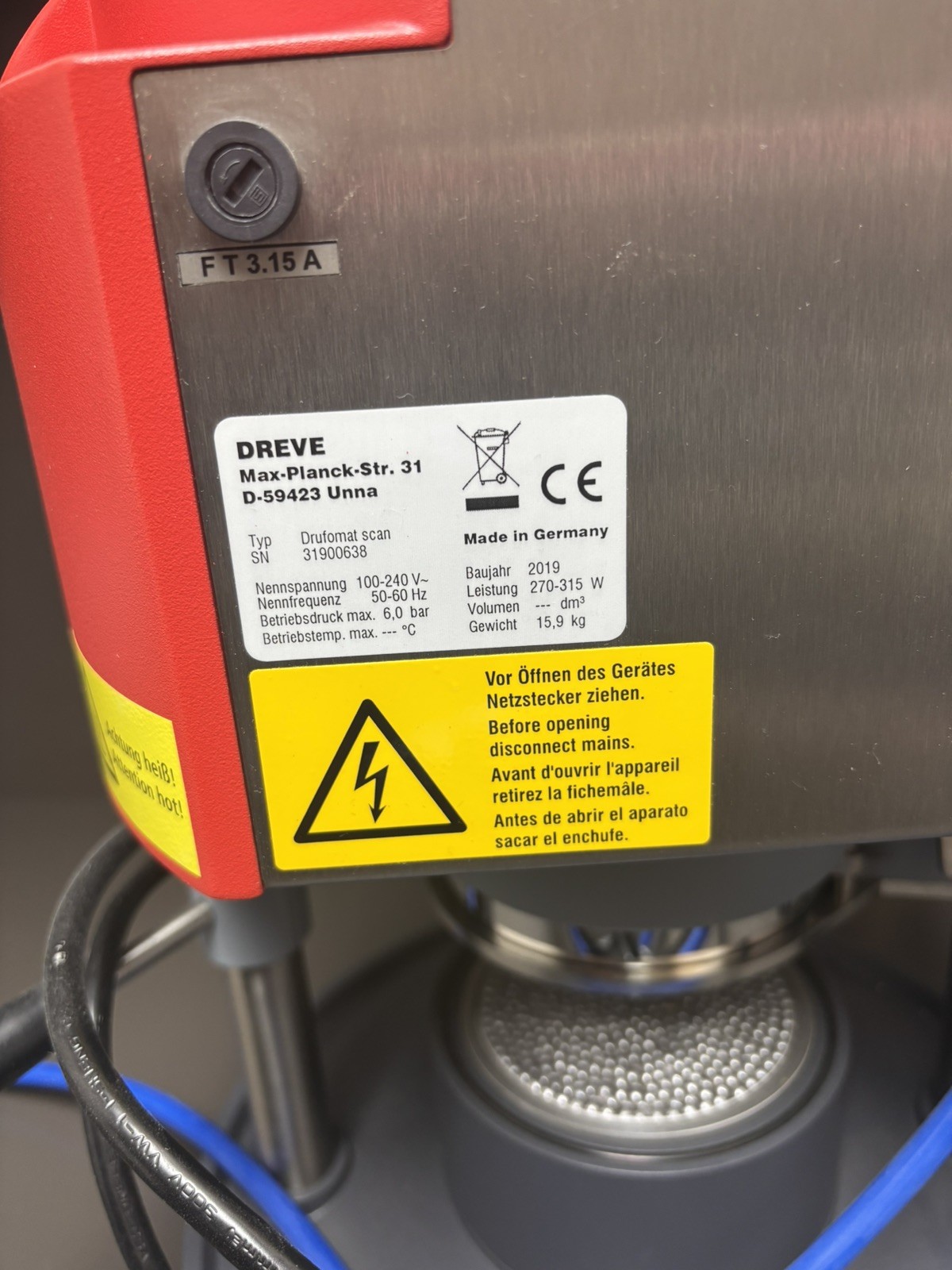 Dreve Drufomat Scan Pressure Forming Unit
