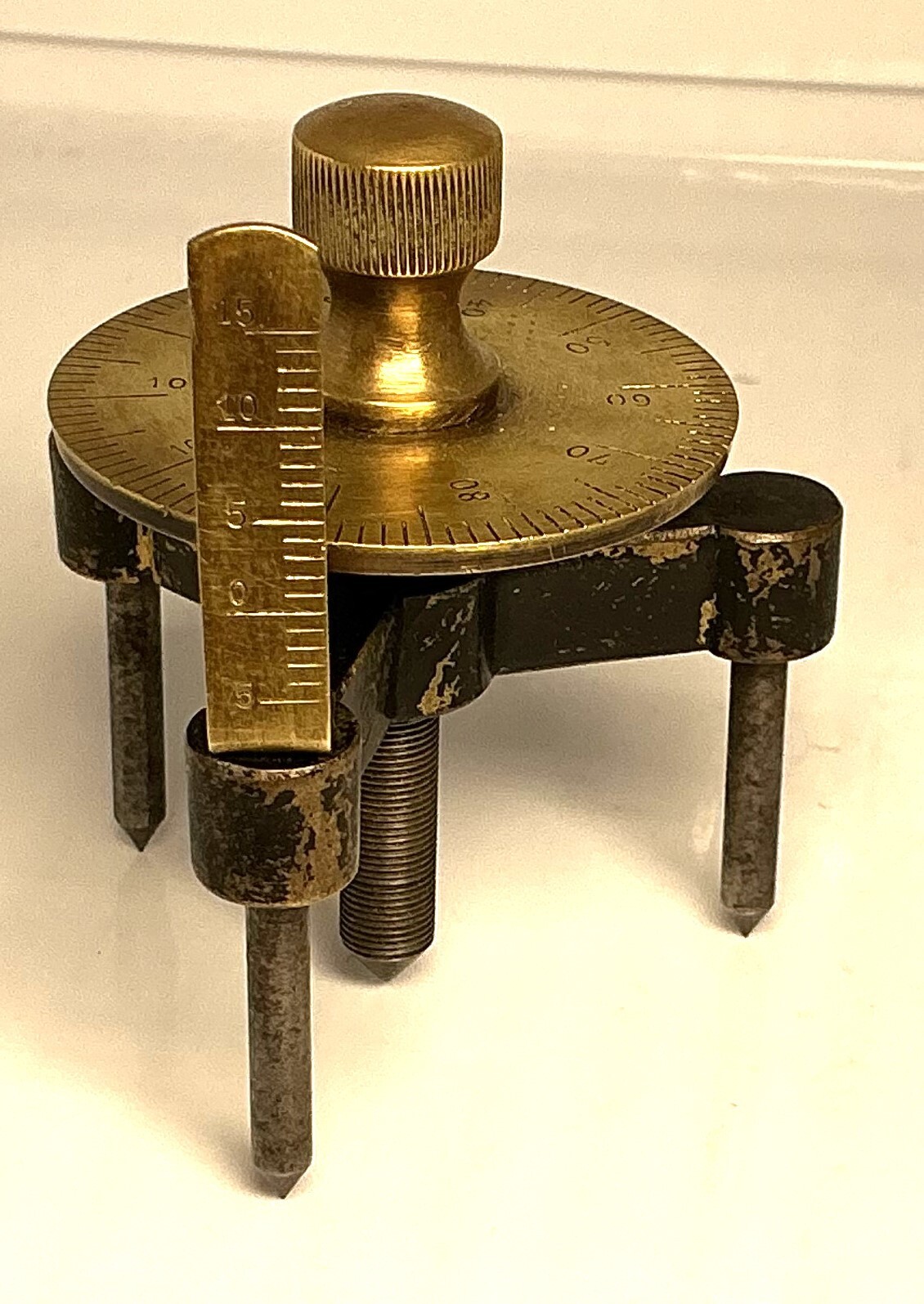 VINTAGE SPHEROMETER CENTRAL SCIENTIFIC CO. GERMANY WATCHMAKER TOOL VERY GOOD