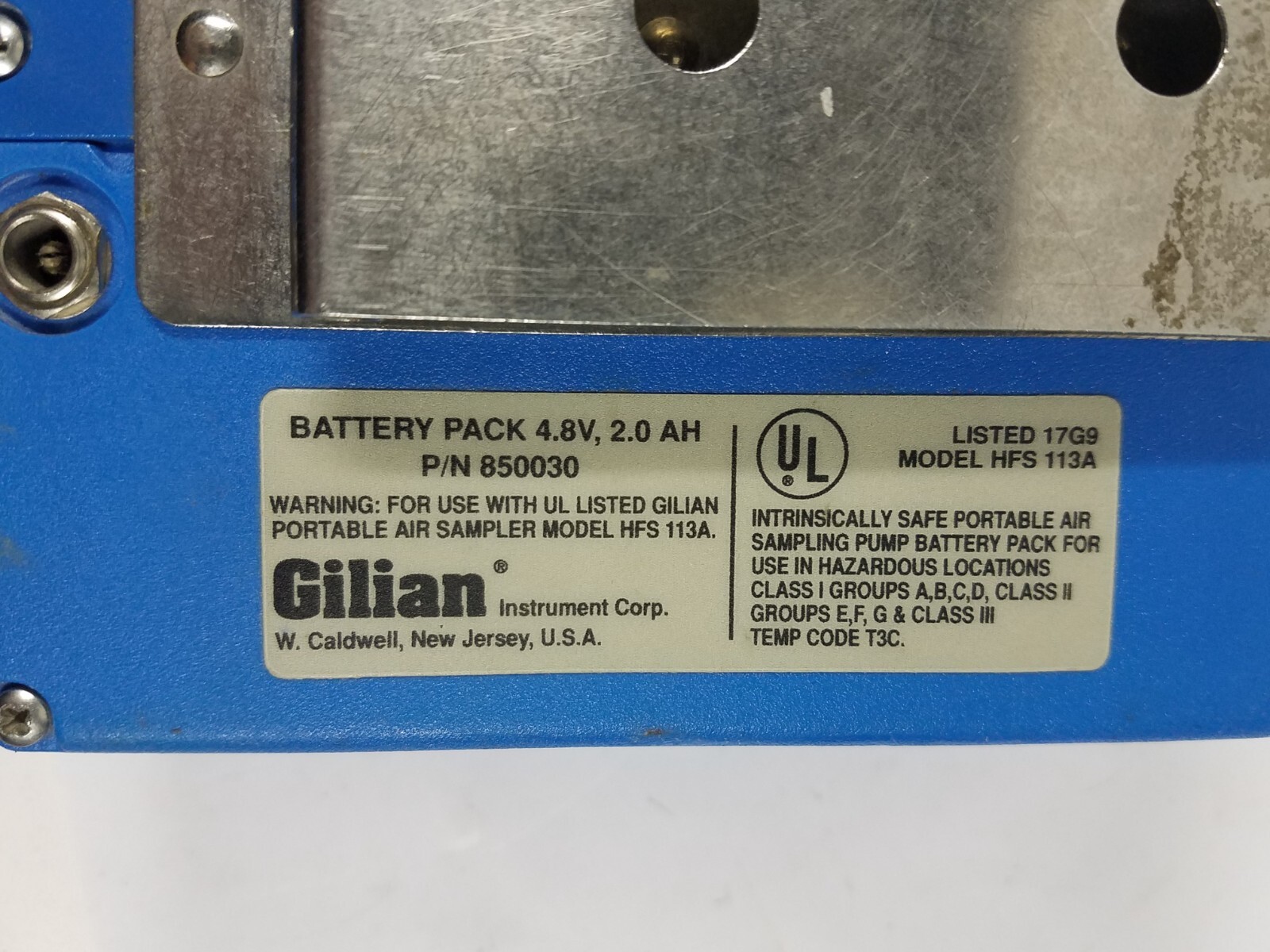 Gilian HFS-113A Hi Flow Air Sampler Pump PN:D800070 #2