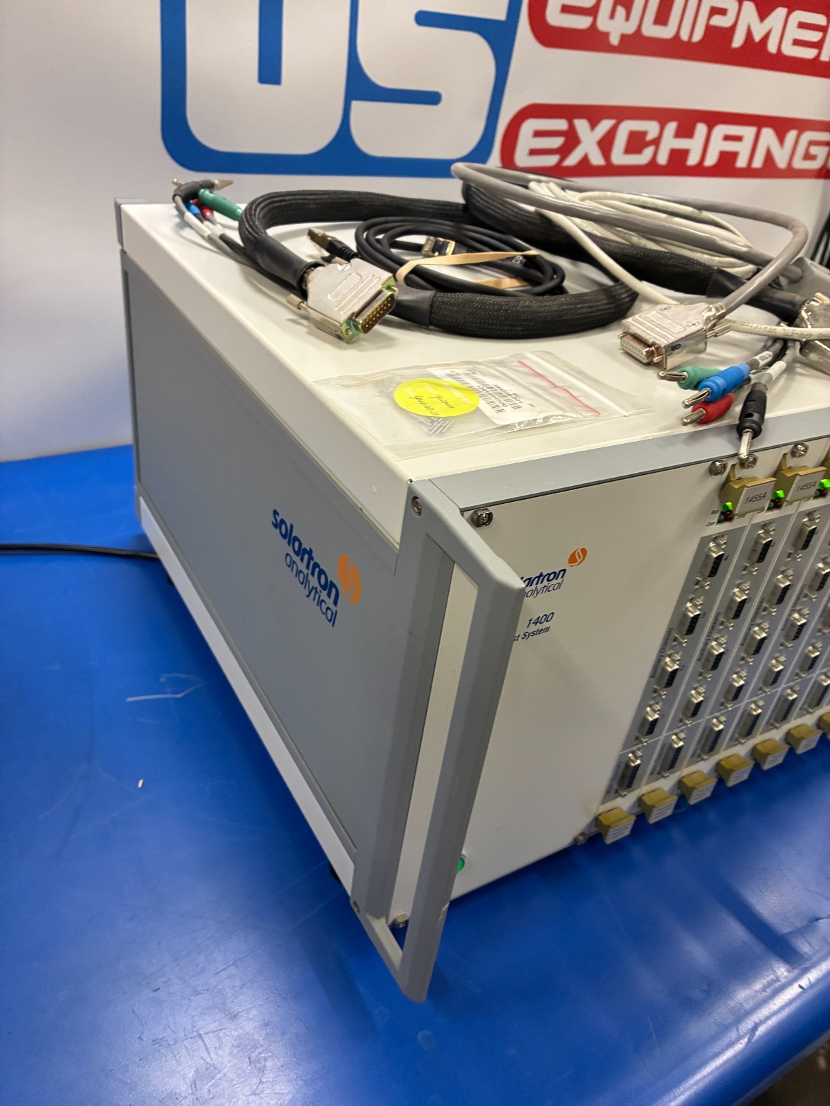15575 Solartron Analytical 1400 / 1470E cell test system w/ 1455A frequence resp