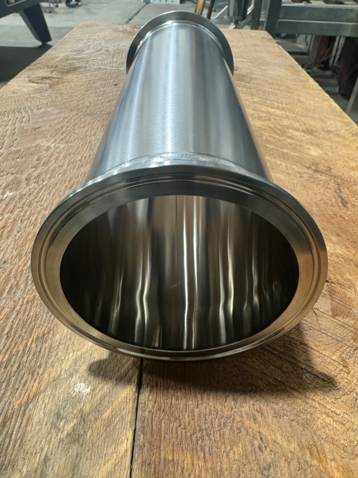 4” x 12” tri clamp spool, stainless 304 LAB closed loop Extractor, Swagelok USA