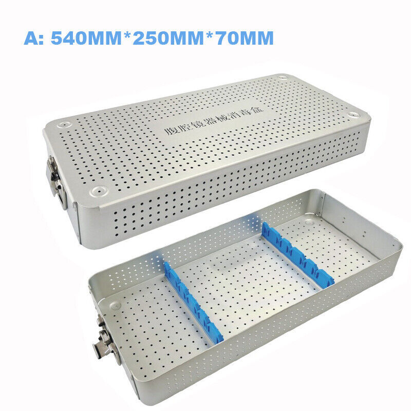 4 Size Surgical Laparoscopic Sterilization Case Container Box For Laparoscope